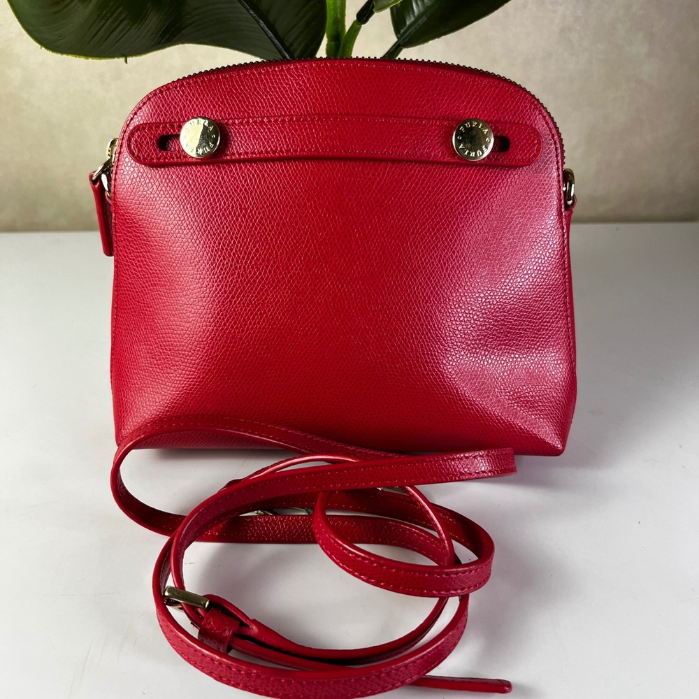 ♡ Furla Mini Piper Crossbody Bag Red ♡